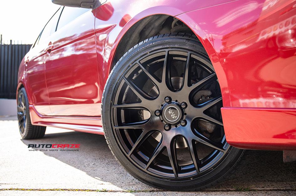 MITSUBISHI LANCER OX111 MATTE BLACK
